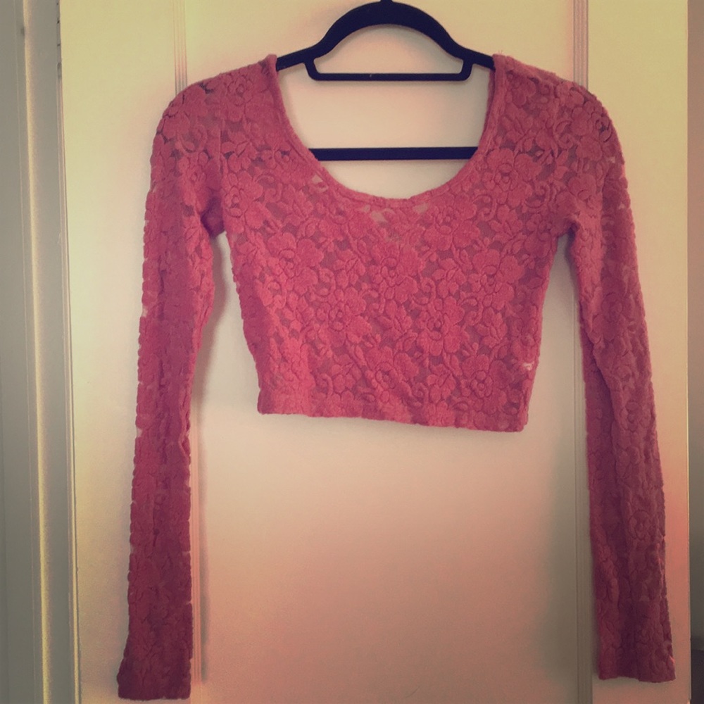 Laced crop top